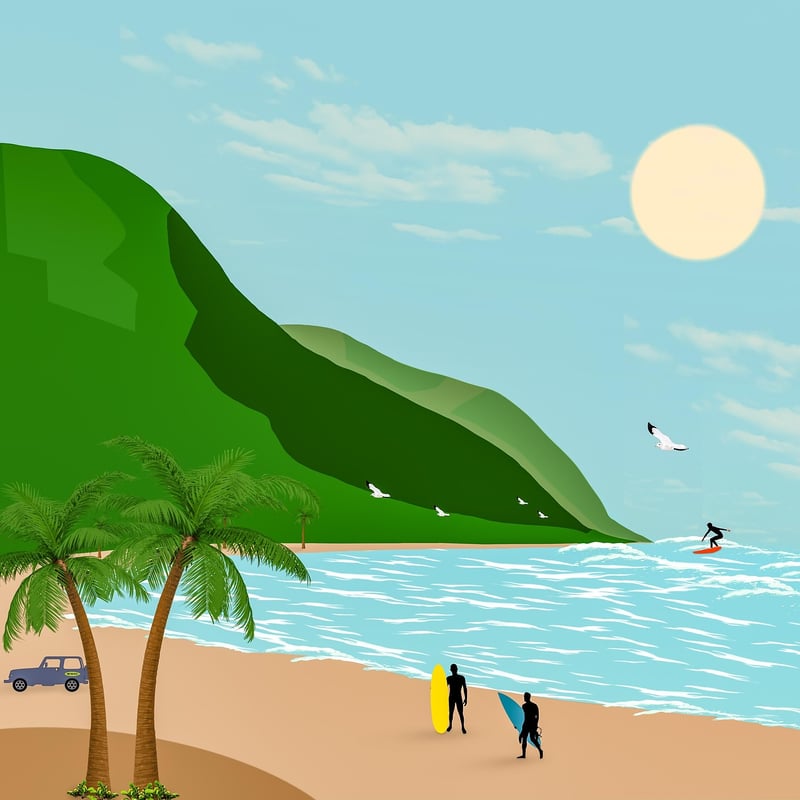 Sun-Kissed Shores
